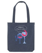 Wine, A Hug In A Glass Sacoșă textilă