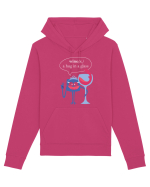 Wine, A Hug In A Glass Hanorac Unisex Drummer