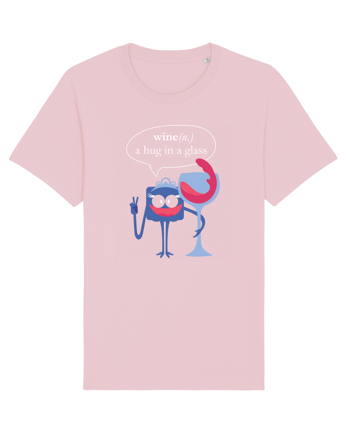 Tricou mânecă scurtă Unisex Rocker Cotton Pink