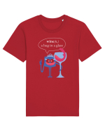 Wine, A Hug In A Glass Tricou mânecă scurtă Unisex Rocker
