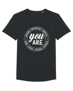 You are enough important worthy kind loved strong capable Tricou mânecă scurtă guler larg Bărbat Skater