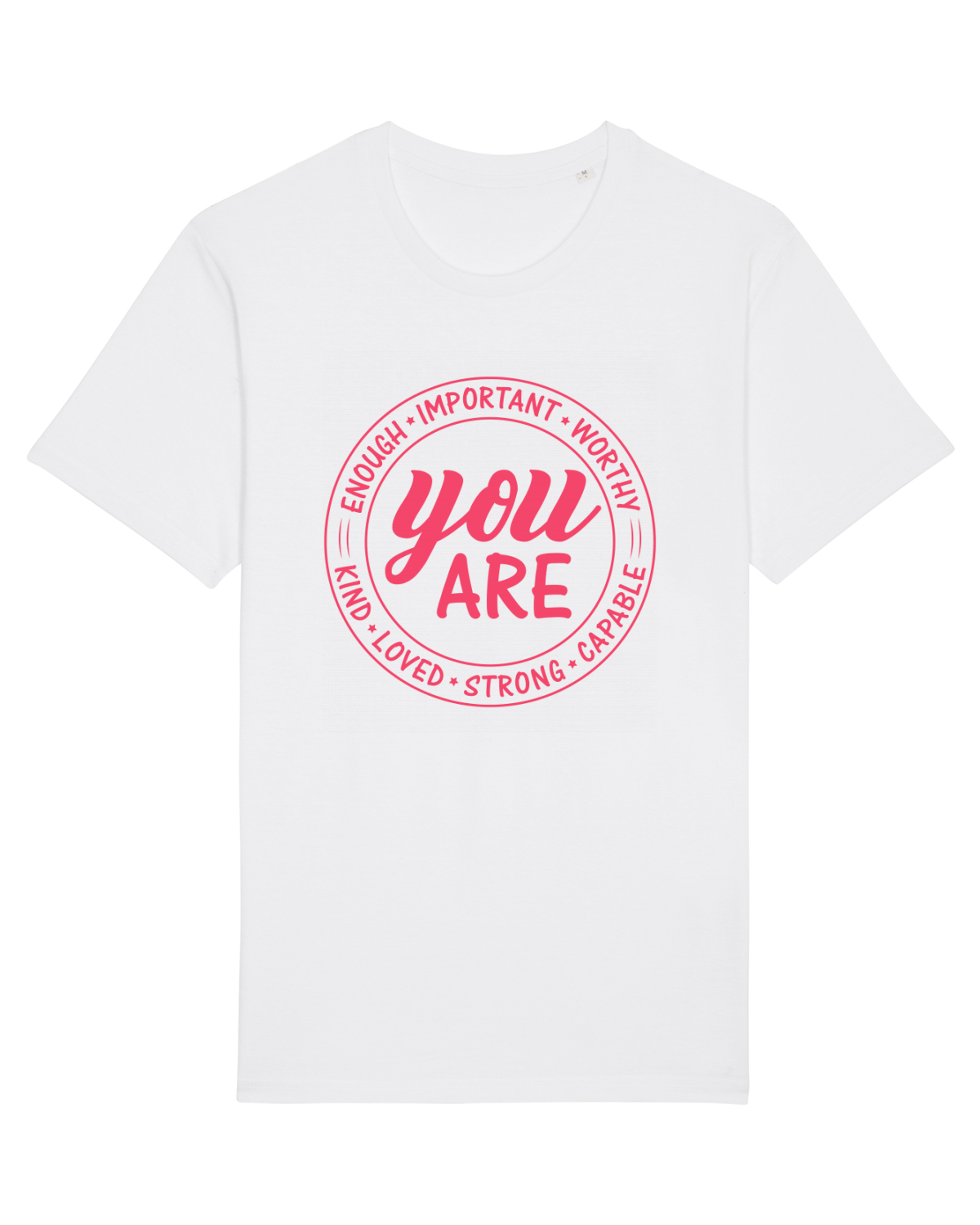 Tricou mânecă scurtă Unisex Rocker White