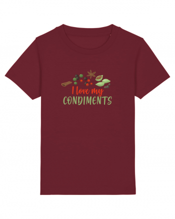 Love my condiments Burgundy