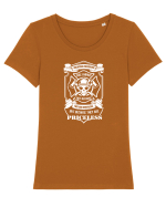 FIREFIGHTER Tricou mânecă scurtă guler larg fitted Damă Expresser