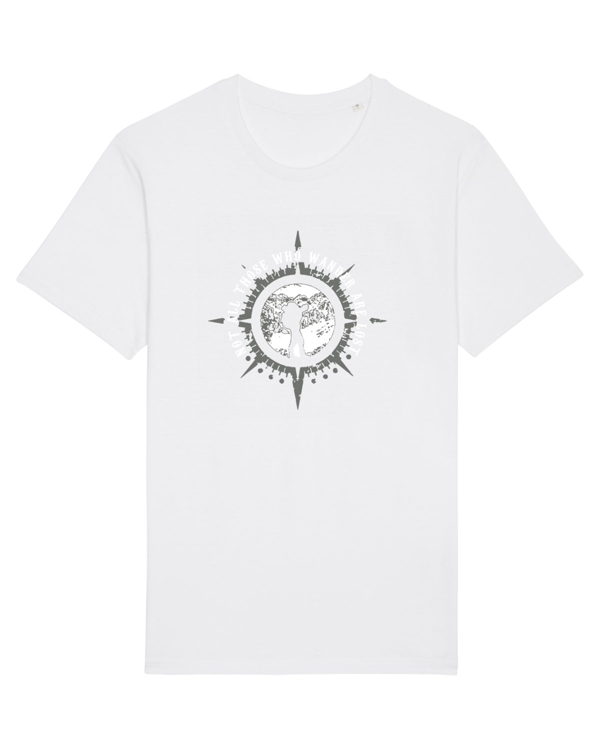 Tricou mânecă scurtă Unisex Rocker White