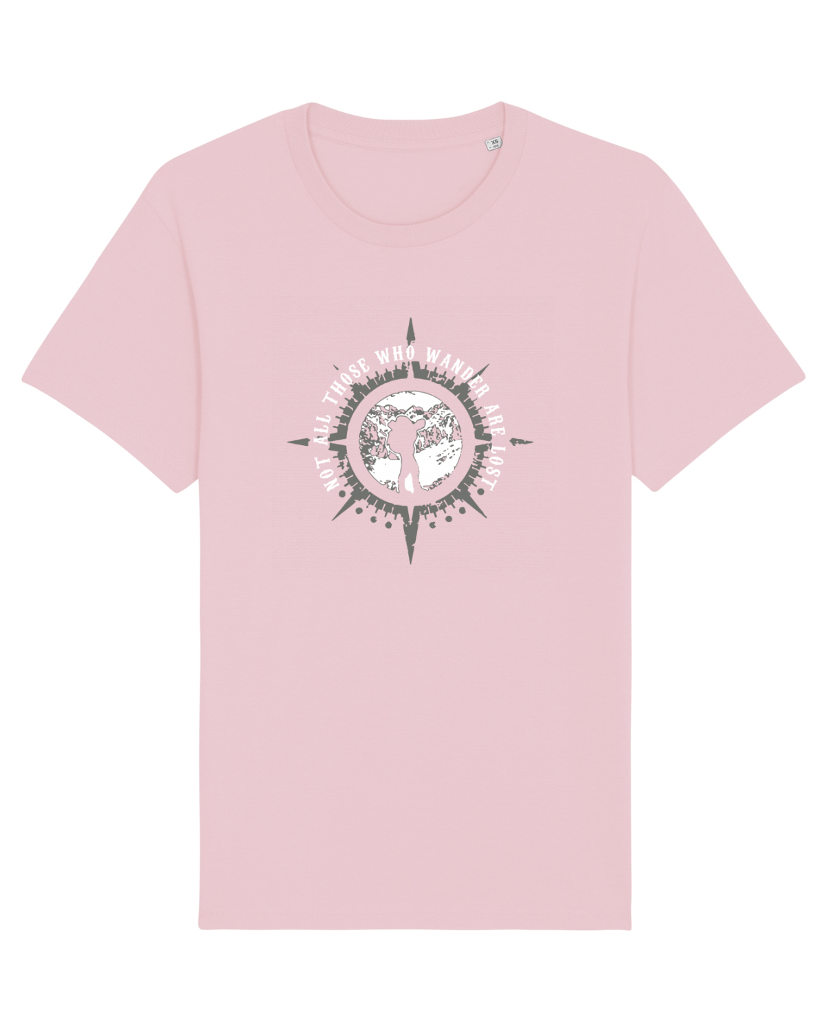 Tricou mânecă scurtă Unisex Rocker Cotton Pink