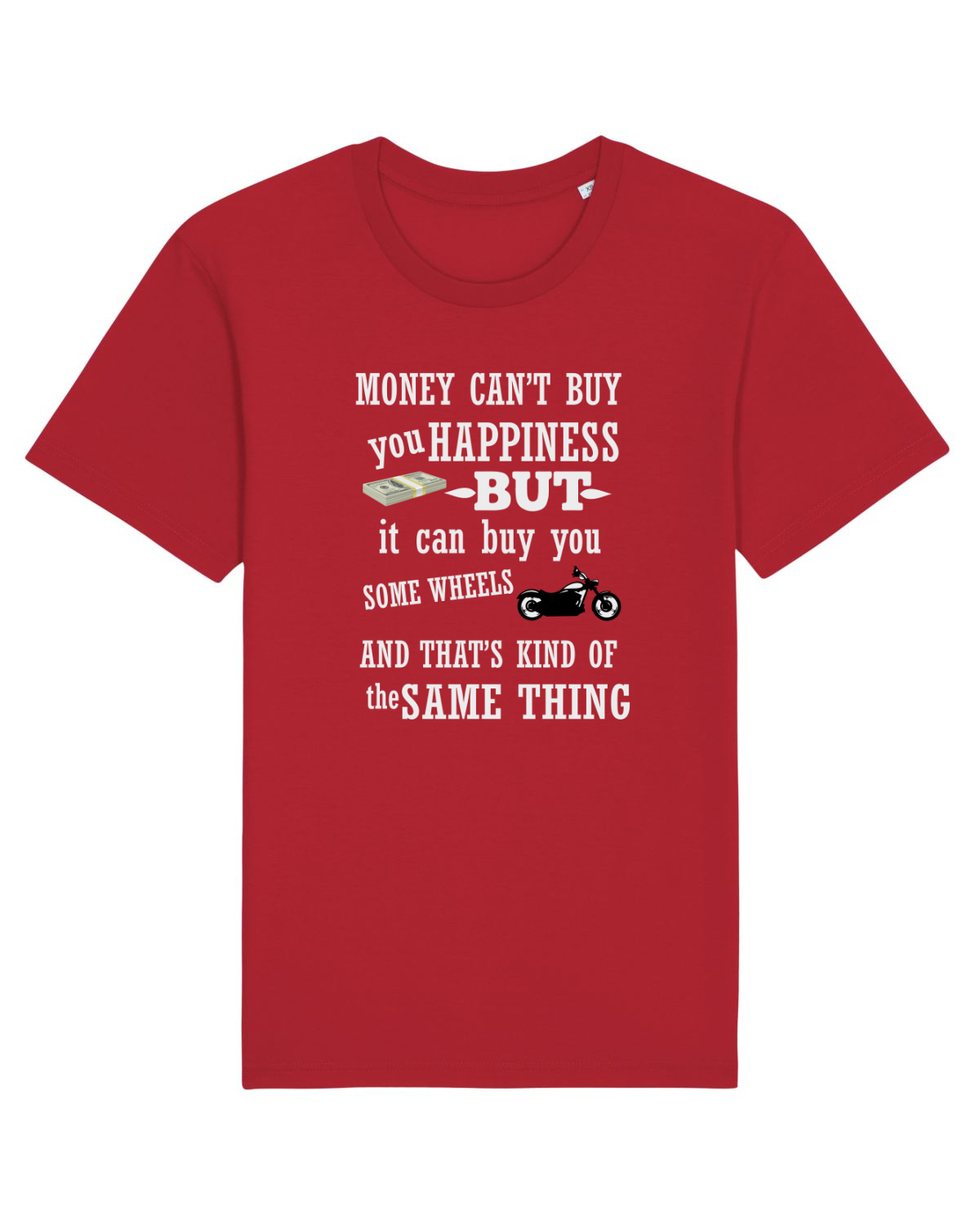 Tricou mânecă scurtă Unisex Rocker Red