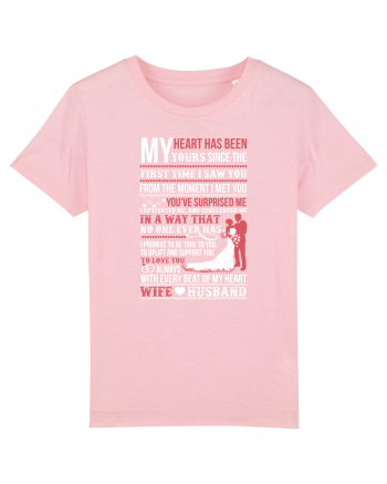 WIFE HUSBAND Cotton Pink