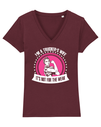 TRUCKERS WIFE Burgundy