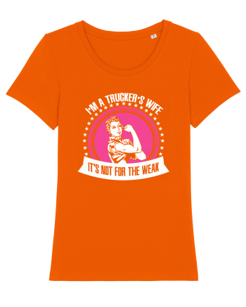 TRUCKERS WIFE Bright Orange