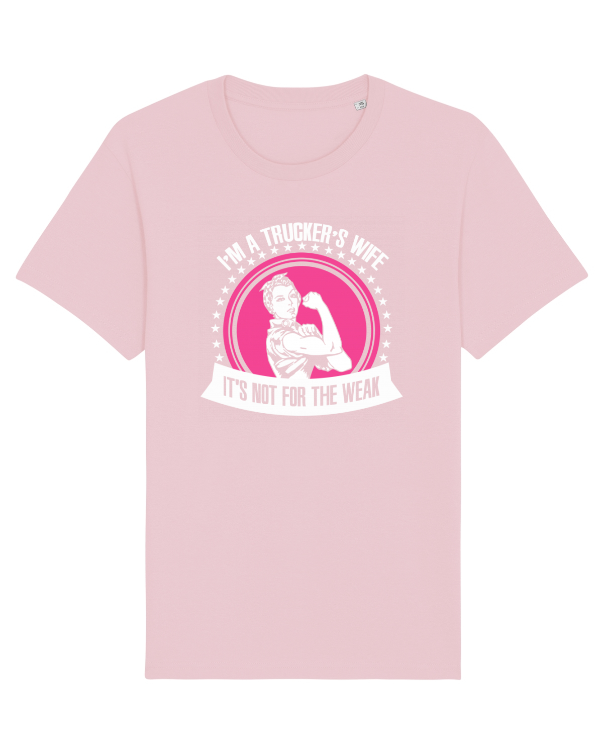 Tricou mânecă scurtă Unisex Rocker Cotton Pink