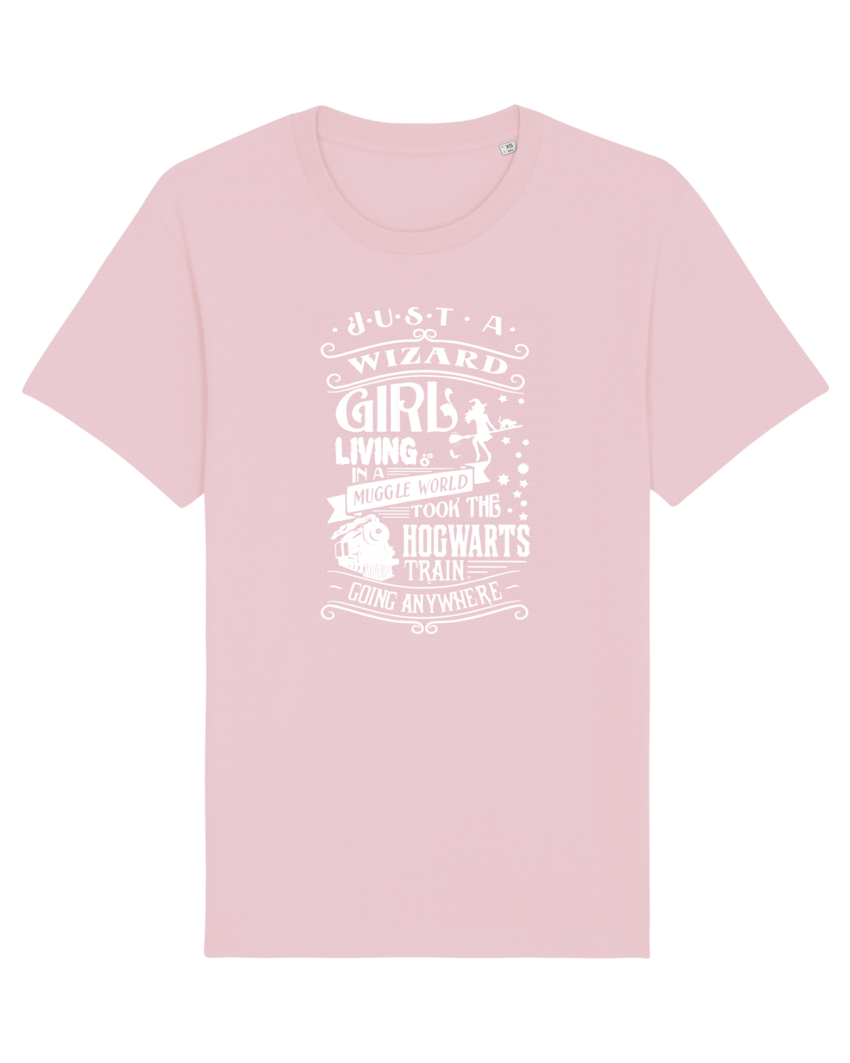 Tricou mânecă scurtă Unisex Rocker Cotton Pink