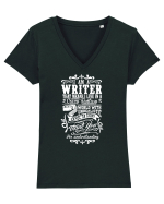 WRITER Tricou mânecă scurtă guler V Damă Evoker