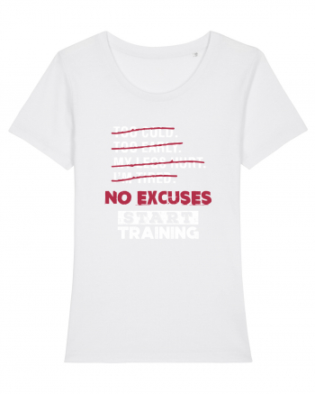 No Excuses White