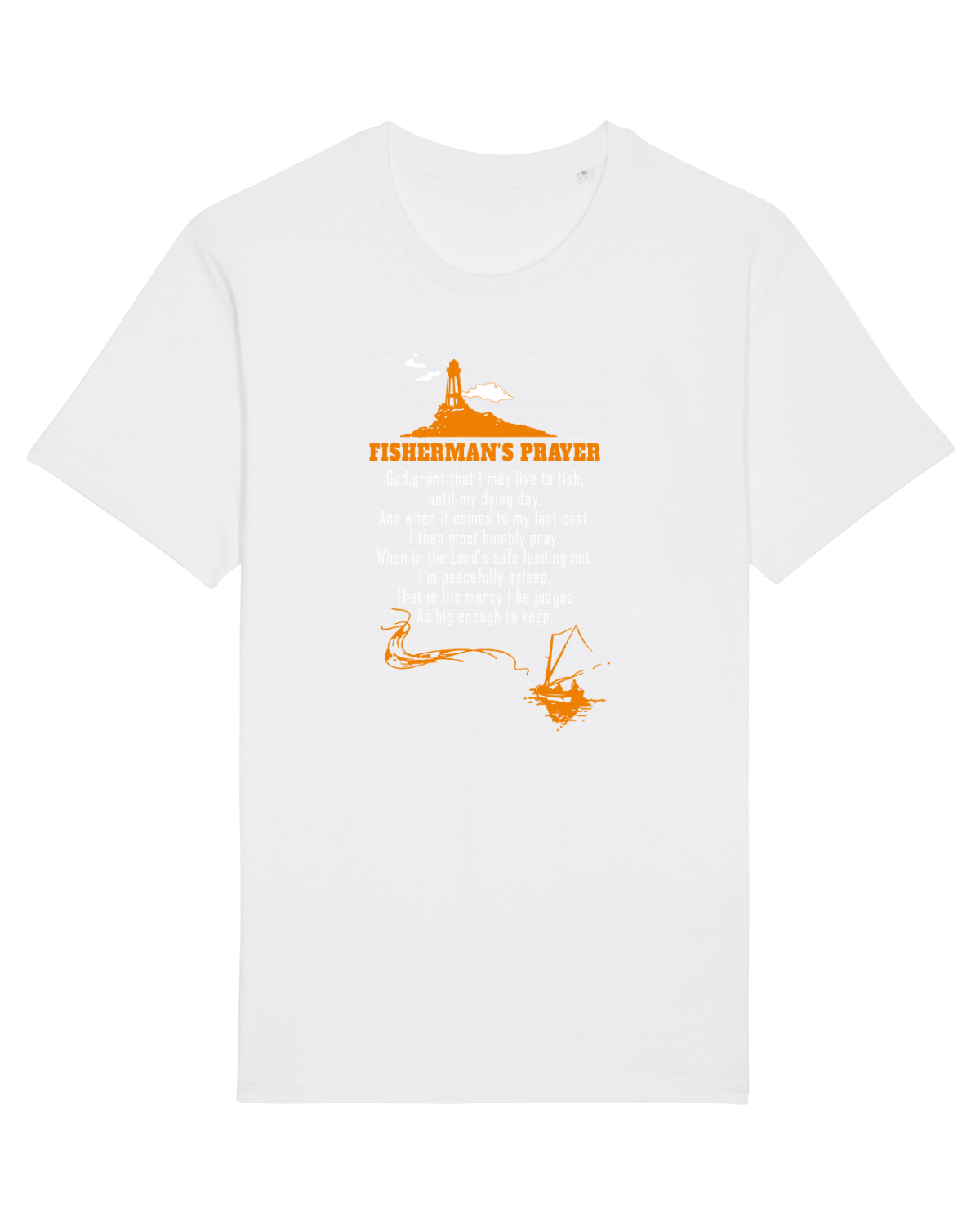 Tricou mânecă scurtă Unisex Rocker White