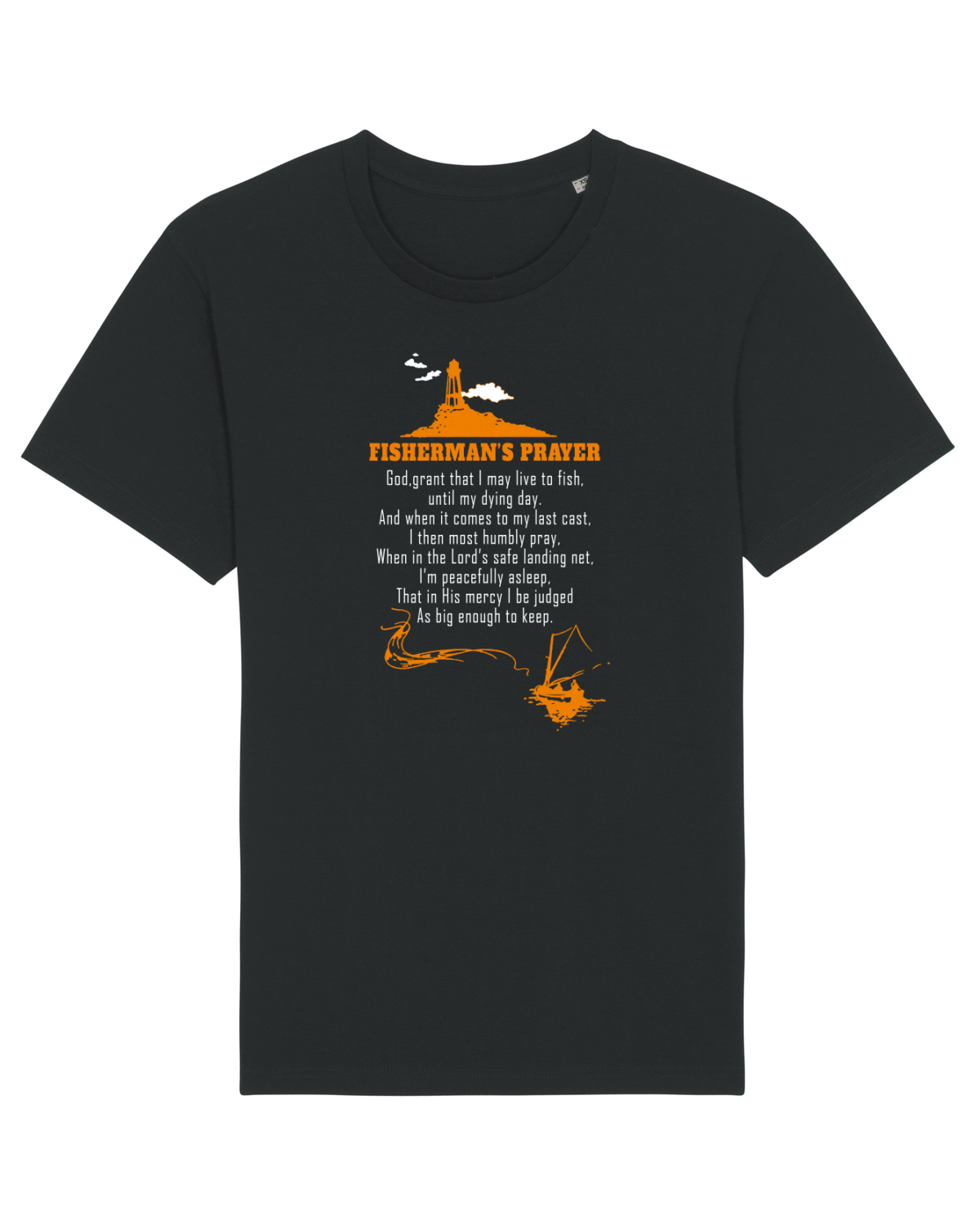 Tricou mânecă scurtă Unisex Rocker Black