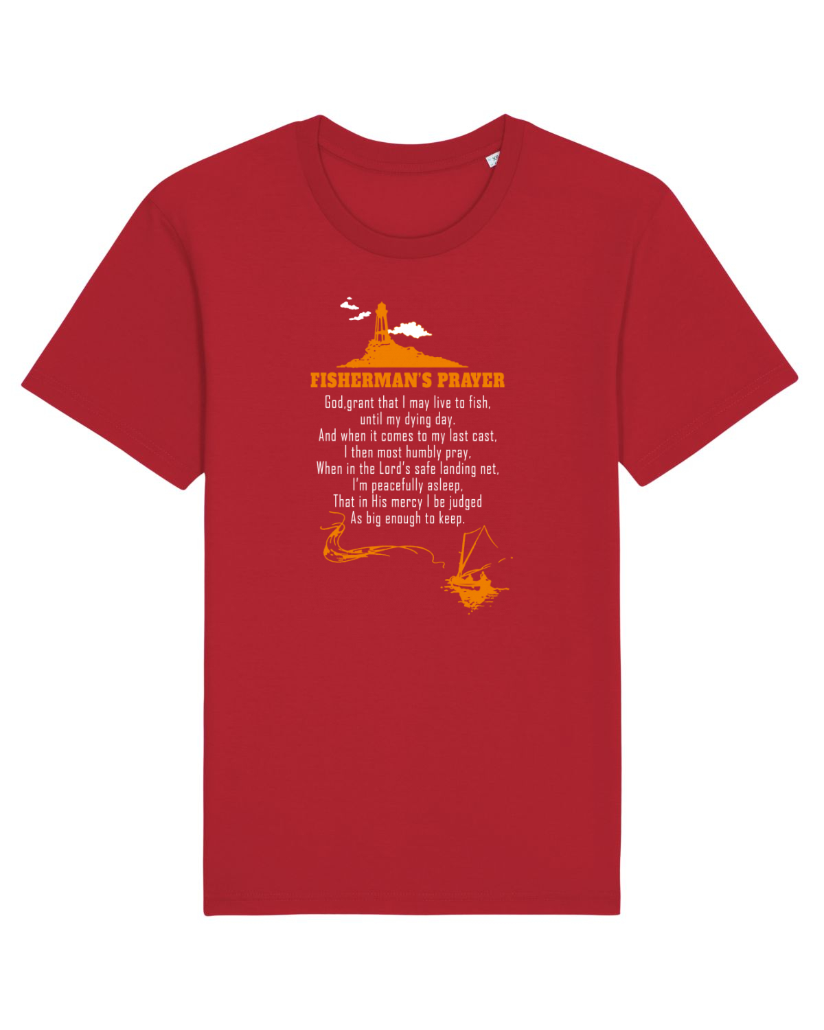Tricou mânecă scurtă Unisex Rocker Red