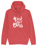 BOSS Hanorac cu fermoar Unisex Connector