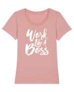 BOSS Tricou mânecă scurtă guler larg fitted Damă Expresser