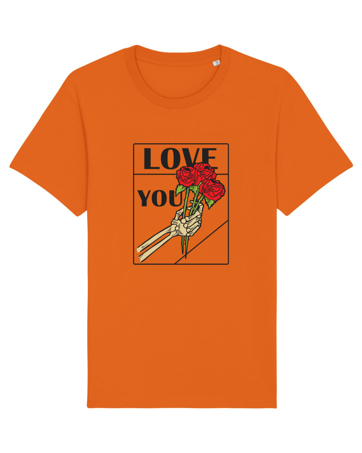 Tricou mânecă scurtă Unisex Rocker Bright Orange