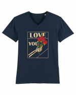 LOVE YOU - white Tricou mânecă scurtă guler V Bărbat Presenter