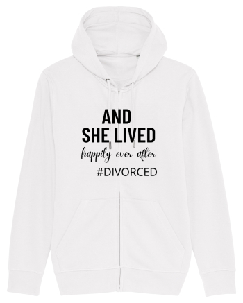 And she lived happily ever after. divorced.  Si ea a trait fericita. Divort White