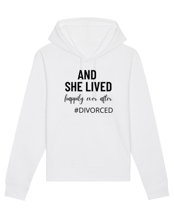And she lived happily ever after. divorced.  Si ea a trait fericita. Divort White