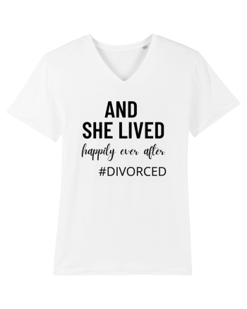 And she lived happily ever after. divorced.  Si ea a trait fericita. Divort White