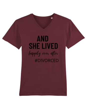 And she lived happily ever after. divorced.  Si ea a trait fericita. Divort Burgundy
