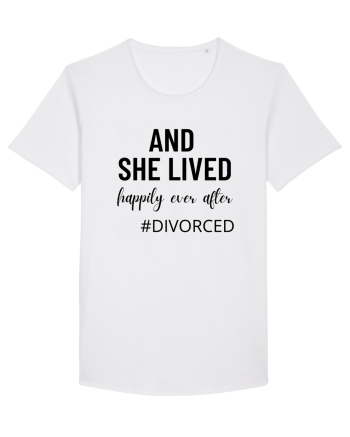 And she lived happily ever after. divorced.  Si ea a trait fericita. Divort White