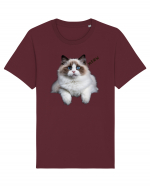 Pisica siameza ochi albastri Meow Miau Tricou mânecă scurtă Unisex Rocker