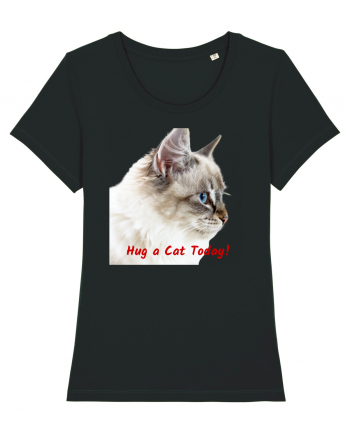 Hug a cat today Black