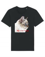 Hug a cat today Tricou mânecă scurtă Unisex Rocker