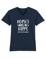 Horses Tricou mânecă scurtă guler V Bărbat Presenter