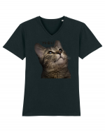 Meow Tricou mânecă scurtă guler V Bărbat Presenter