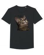 Meow Tricou mânecă scurtă guler larg Bărbat Skater