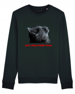 Let's Stay PAWS-itive Bluză mânecă lungă Unisex Rise