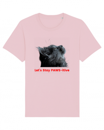 Let's Stay PAWS-itive Cotton Pink