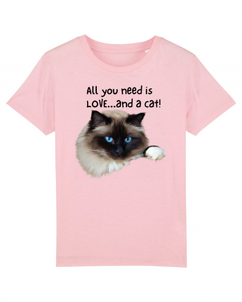 All you need is LOVE... and a cat! Cotton Pink