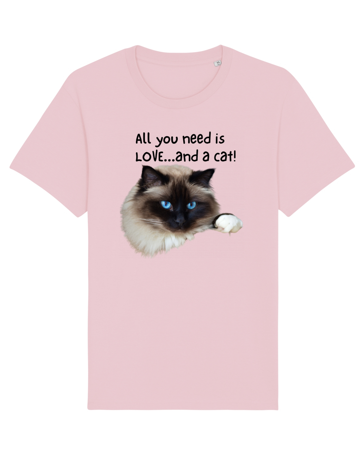 Tricou mânecă scurtă Unisex Rocker Cotton Pink