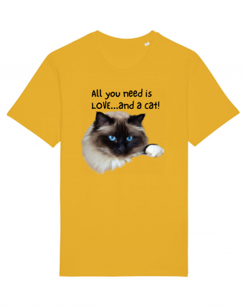 All you need is LOVE... and a cat! Spectra Yellow