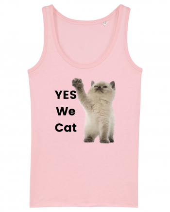 Yes We Cat, Pisica British Shorthair alba Cotton Pink