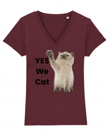 Yes We Cat, Pisica British Shorthair alba Burgundy