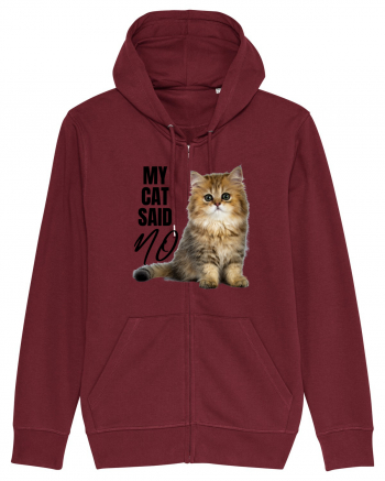 My cat said no Burgundy