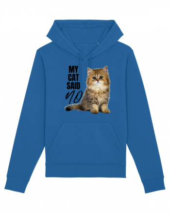 My cat said no Royal Blue