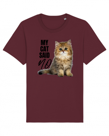 My cat said no Burgundy