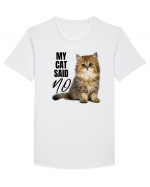 My cat said no Tricou mânecă scurtă guler larg Bărbat Skater