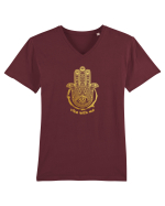 VIbe with me Tricou mânecă scurtă guler V Bărbat Presenter