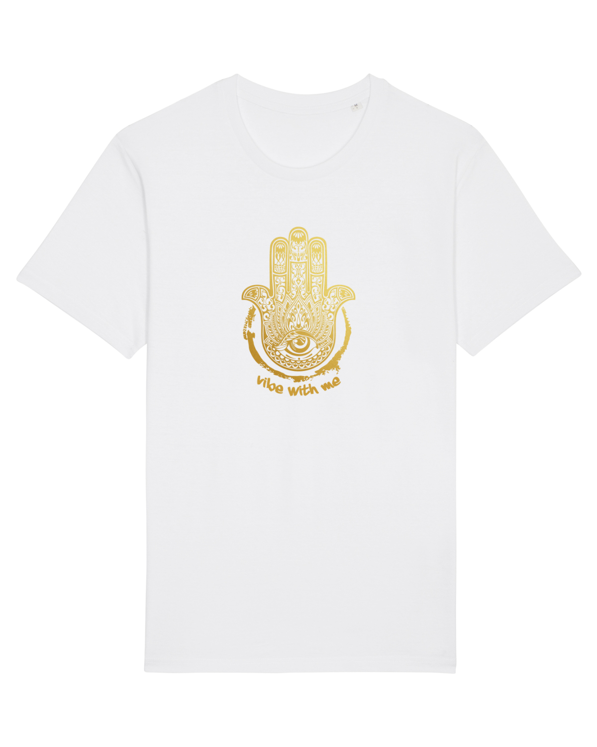 Tricou mânecă scurtă Unisex Rocker White