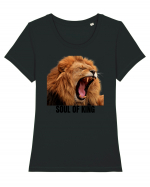 Soul of King Tricou mânecă scurtă guler larg fitted Damă Expresser